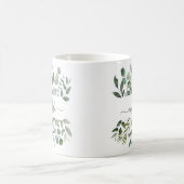 Monogram Sage Green Eucalyptus Greenerenerenerity  Kaffeetasse (Mittel)