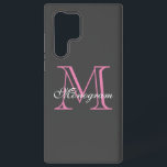 Monogram Samsung Galaxy S22 Ultra Case Hülle<br><div class="desc">Monogram Samsung Galaxy S22 Ultra Case</div>