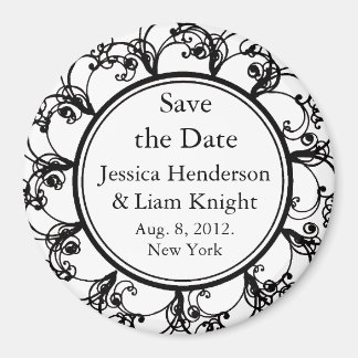Monogram Save the Magnet white