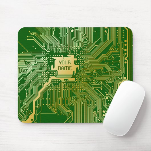 Monogram-Schaltkreis Hauptplatine Elektronik-Chip Mousepad (Mit Mouse)
