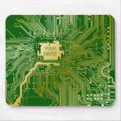 Monogram-Schaltkreis Hauptplatine Elektronik-Chip Mousepad (Vorne)