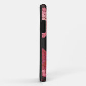 Monogram Schlange Schwarz und Rot Case-Mate iPhone Hülle (Hinten/Rechts)