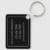 Monogram Schlüsselanhänger (Rückseite)