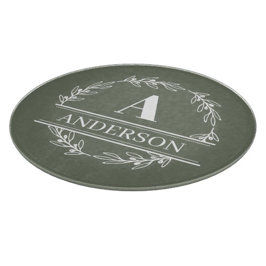 Monogram  schneidebrett (Ecke)