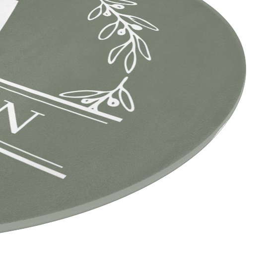 Monogram schneidebrett (Ecke)