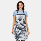 Monogram Schürze (Getragen)