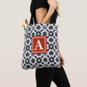 Monogram | Schwarz-Weiß-Muster-Tasche Tasche (Von Nahem)