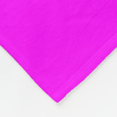 Monogram Schwarze E-Gitarre auf Rosa Fleecedecke (Ecke)