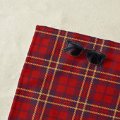 Monogram, Scottish Highland Clan red kariert tarta Strandtuch (Beispiel)