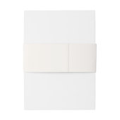 Monogram Script Ampersand Elegant Einladungsbanderole (Rückseitenbeispiel)