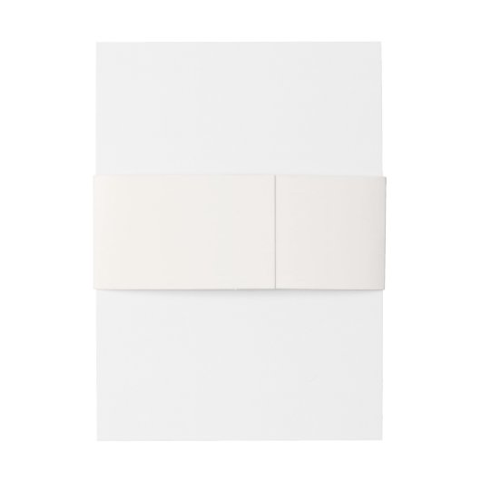 Monogram Script Ampersand Elegant Einladungsbanderole (Rückseitenbeispiel)