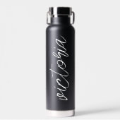 Monogram Script Black Water Flasche (Vorne)