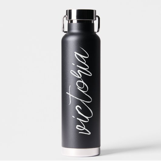 Monogram Script Black Water Flasche (Vorne)