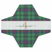 Monogram Script Name Kariert Clan Duncan Tartan Fußball (Flach)