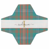 Monogram Script Name Kariert Clan Wilson Tartan Fußball (Flach)