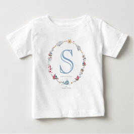 Monogram Sea Whale | Baby Jungen | T-Shirt