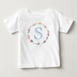 Monogram Sea Whale   Baby Jungen   T-Shirt