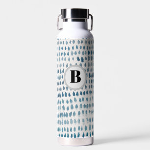 Monogram Seaglass Pattern Ocean Trinkflasche