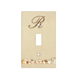 Monogram Seashells on Beach Sand Personalisiert
