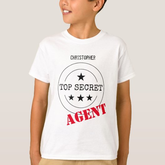 Monogram Secret Agent T-Shirt (Vorderseite)