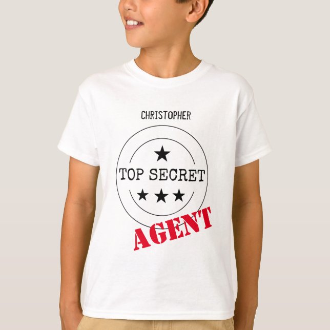 Monogram Secret Agent T-Shirt (Vorderseite)