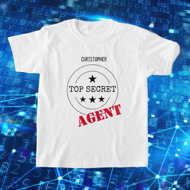 Monogram Secret Agent T-Shirt (Von Creator hochgeladen)