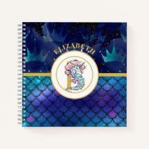 Monogram Seepferd Unicorn Sea Mermaid Scales