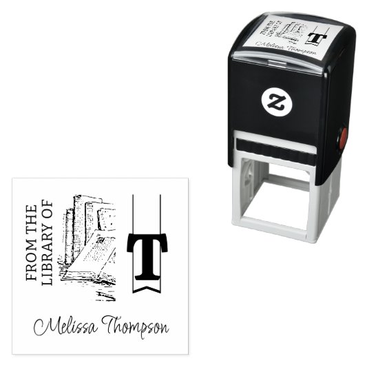 Monogram Self-Inking Book Briefmarke Permastempel (Beispiel)