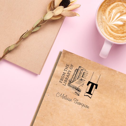 Monogram Self-Inking Book Briefmarke Permastempel