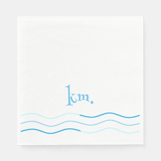 Monogram Serviette (Vorderseite)
