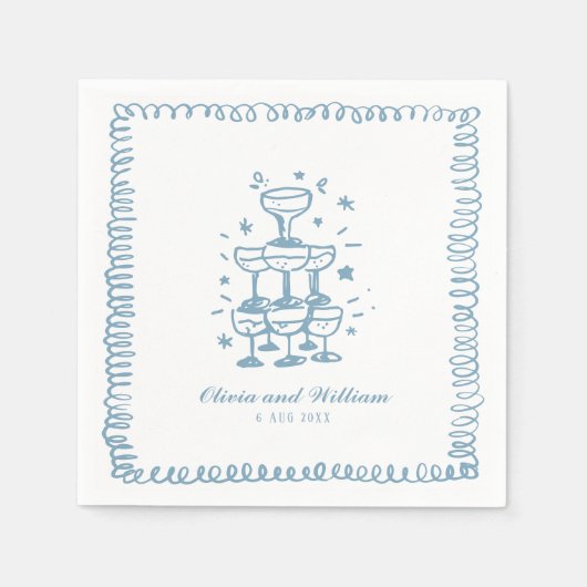 Monogram Serviette (Vorderseite)