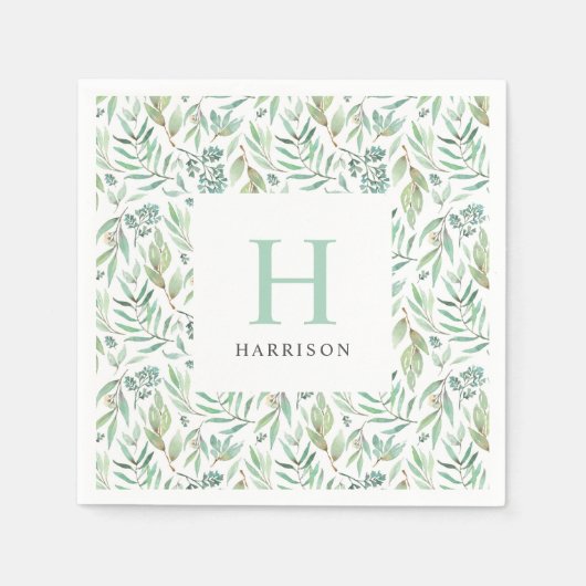 Monogram Serviette (Vorderseite)