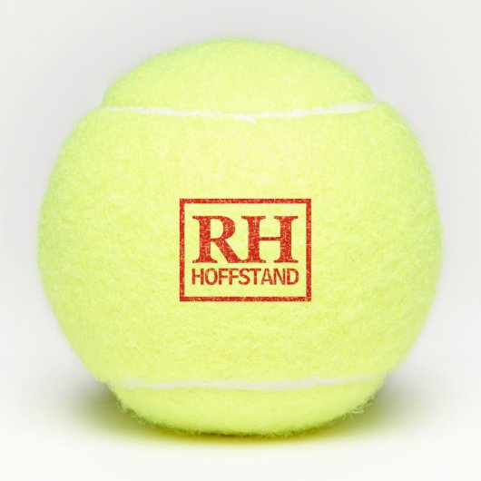Monogram SF Red BB Tennisbälle (Vorderseite)