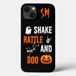 Monogram Shake, Rattle, Boo Fun Skelett Halloween Case-Mate iPhone Hülle