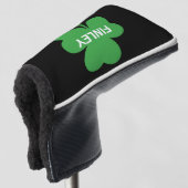 Monogram Shamrock Putter Golf Headcover (3/4 Vorderseite)