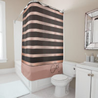 Monogram Shimmery Lmon Pink auf Schwarz