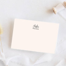 Monogram-Signatur Handgeschriebenes Script Rosa