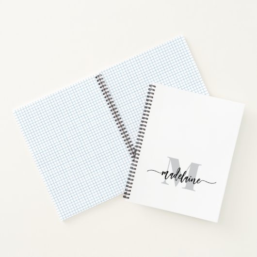 Monogram Silver Black Notizblock (Innenseite)