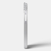 Monogram Silver Driving Glitzer Trendy Case-Mate iPhone Hülle (Rückseite / Links)