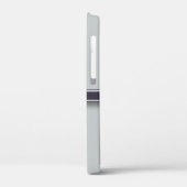 Monogram Silver Foil Schreibmaschine Letter Case-Mate iPhone Hülle (Rückseite / Links)