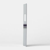 Monogram Silver Foil Schreibmaschine Letter Case-Mate iPhone Hülle (Rückseite / Rechts)