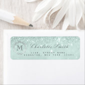 Monogram Silver Glitzer Tiffany Gray UAWG Bridal (Insitu)