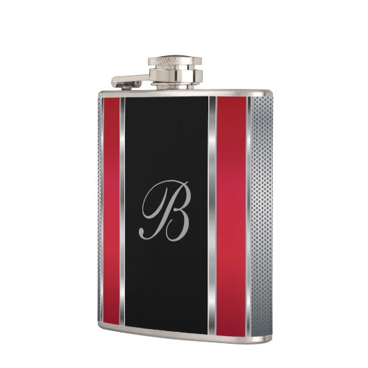 Monogram Silver Mesh and Red Flachmann (Links)