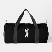 Monogram Silver Silhouette Golfer Duffle Bag (Rückseite)