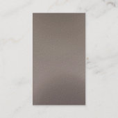 Monogram Simple Business Card Visitenkarte (Rückseite)