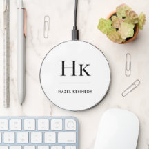 Monogram Simple Elegant Moderne Minimalistische In