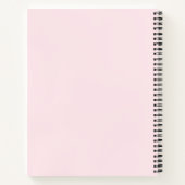 Monogram Sketchbook Pink Notizblock (Rückseite)