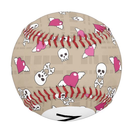 Monogram Skulls Baseball (Rückseite)