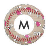 Monogram Skulls Baseball (Vorderseite Links)
