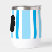 Monogram Sky Blue and White Cabana Stripes (Links)